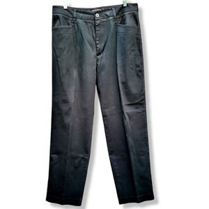Kenneth Cole New York Black Stretch‎ Preppy Cotton Men's Dress Pants